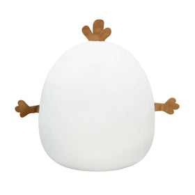 Squishmallows Disney Olaf plush close-up fur detailing and stitching