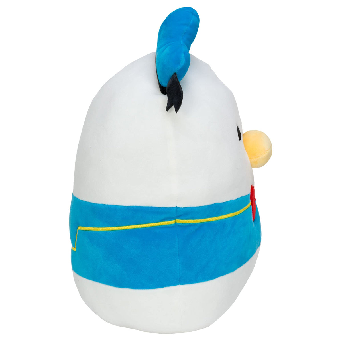 Squishmallows Donald Duck plush cap—playful display piece and hug-ready friend