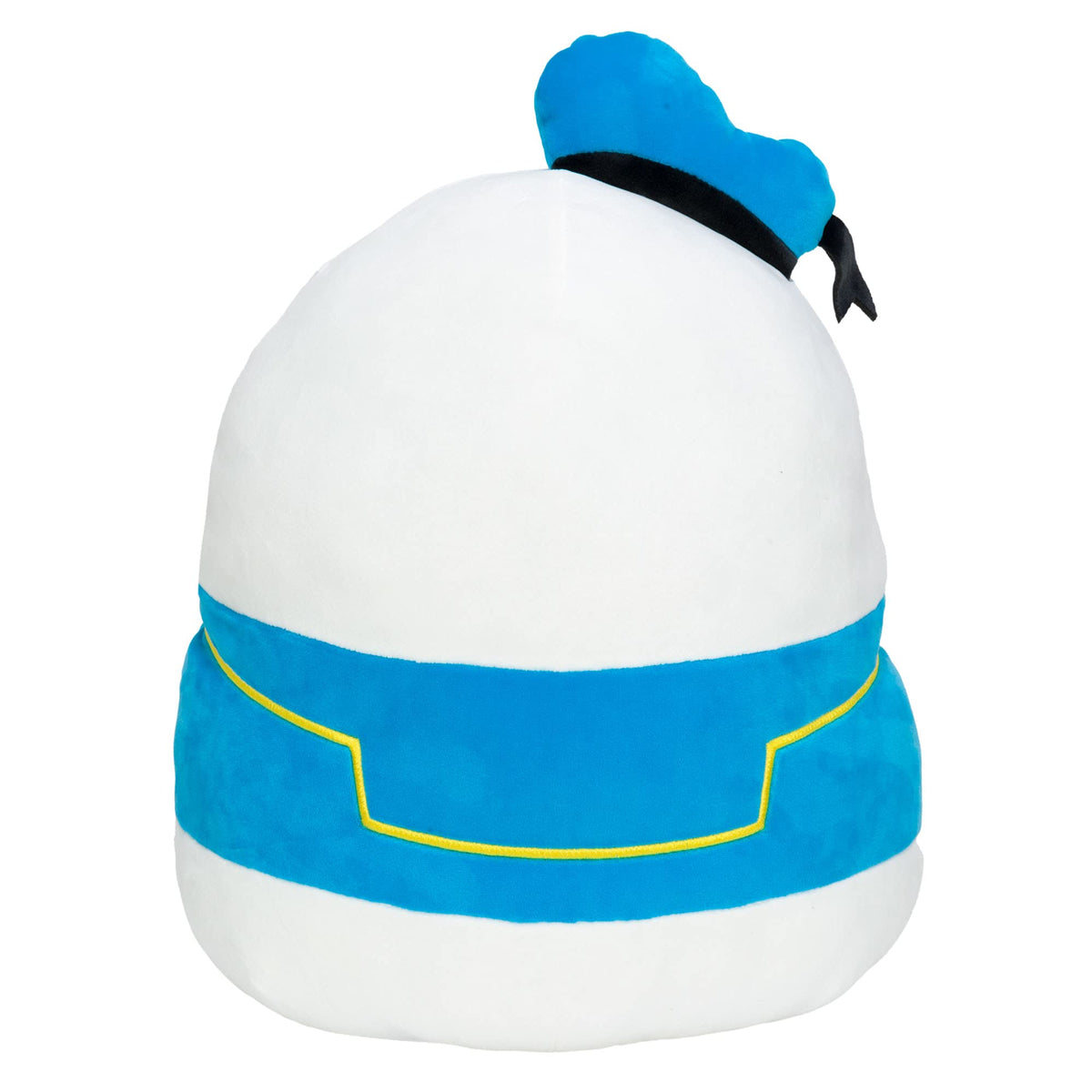 Squishmallows Donald Duck plush stitching details—durable, high-quality fabric for everyday play