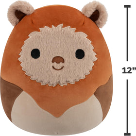 Ewok 12in plush in a hugging pose for comfort