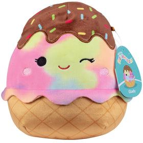 Squishmallows Glady ice cream 8-inch plush ready for cuddle time.