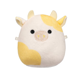 Squishmallows Micromallows Glena eggplant mini plush, cute decor for desks or shelves