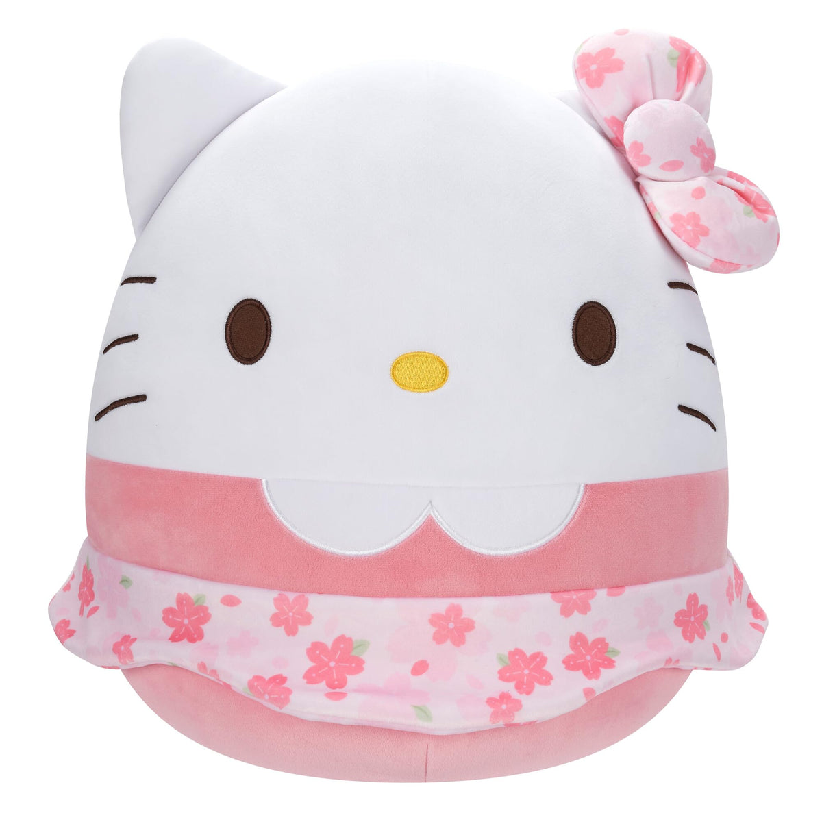 Squishmallows Hello Kitty floral dress plush ready for cuddles and display