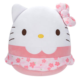 Squishmallows Hello Kitty floral dress plush ready for cuddles and display