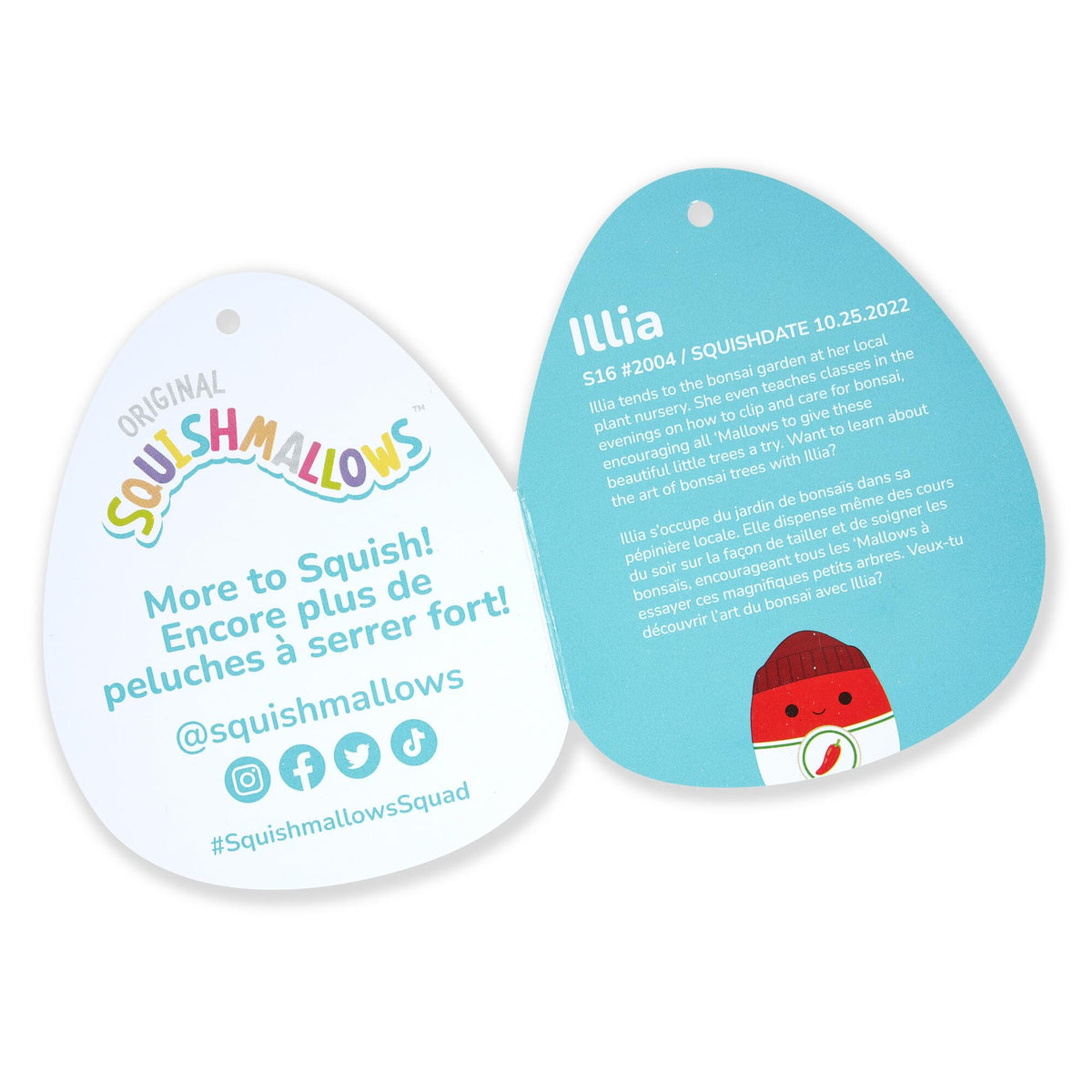 Gift-ready packaging suggests ideal present for plush lovers