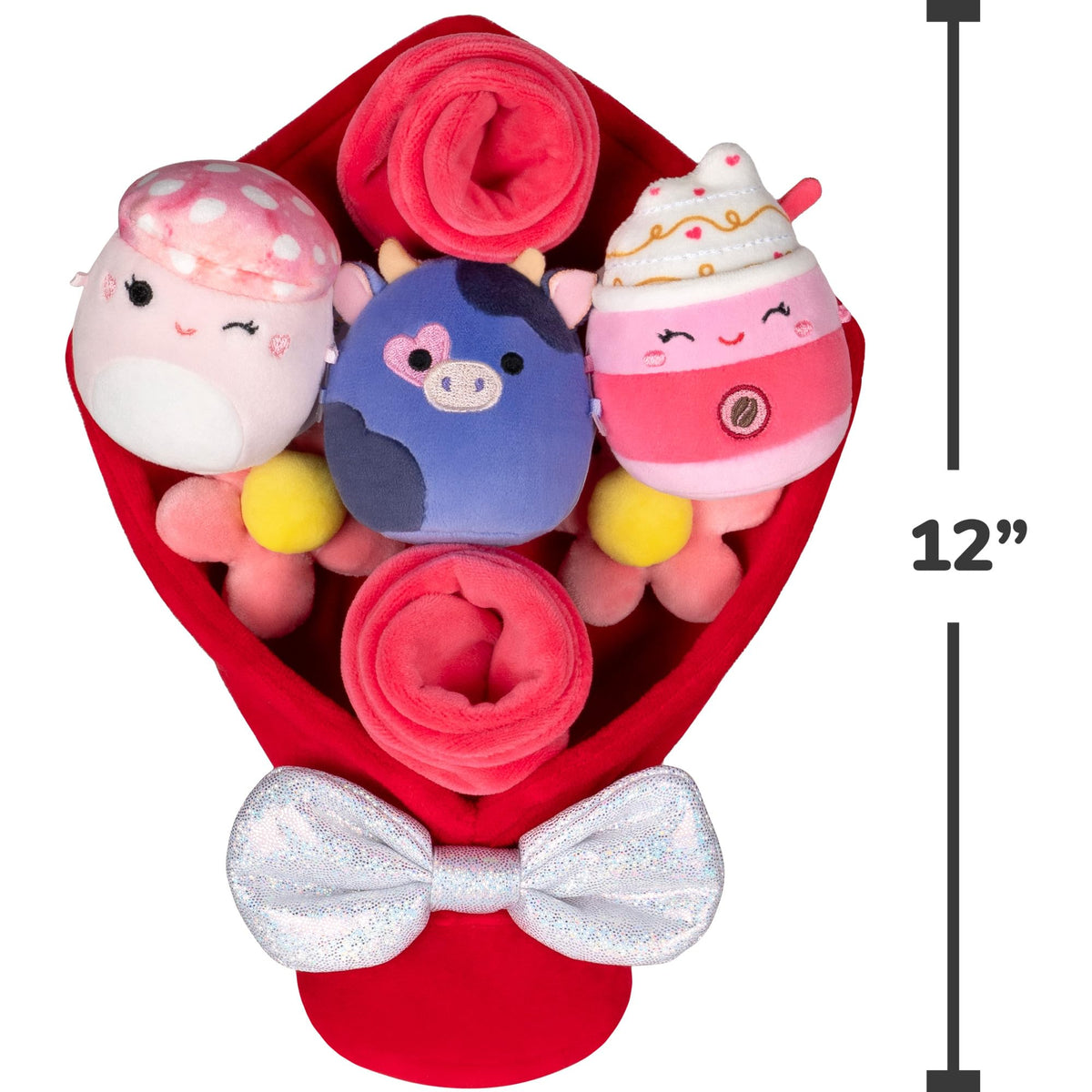 Squishmallows Ingred cow micromallow compact cuddle buddy