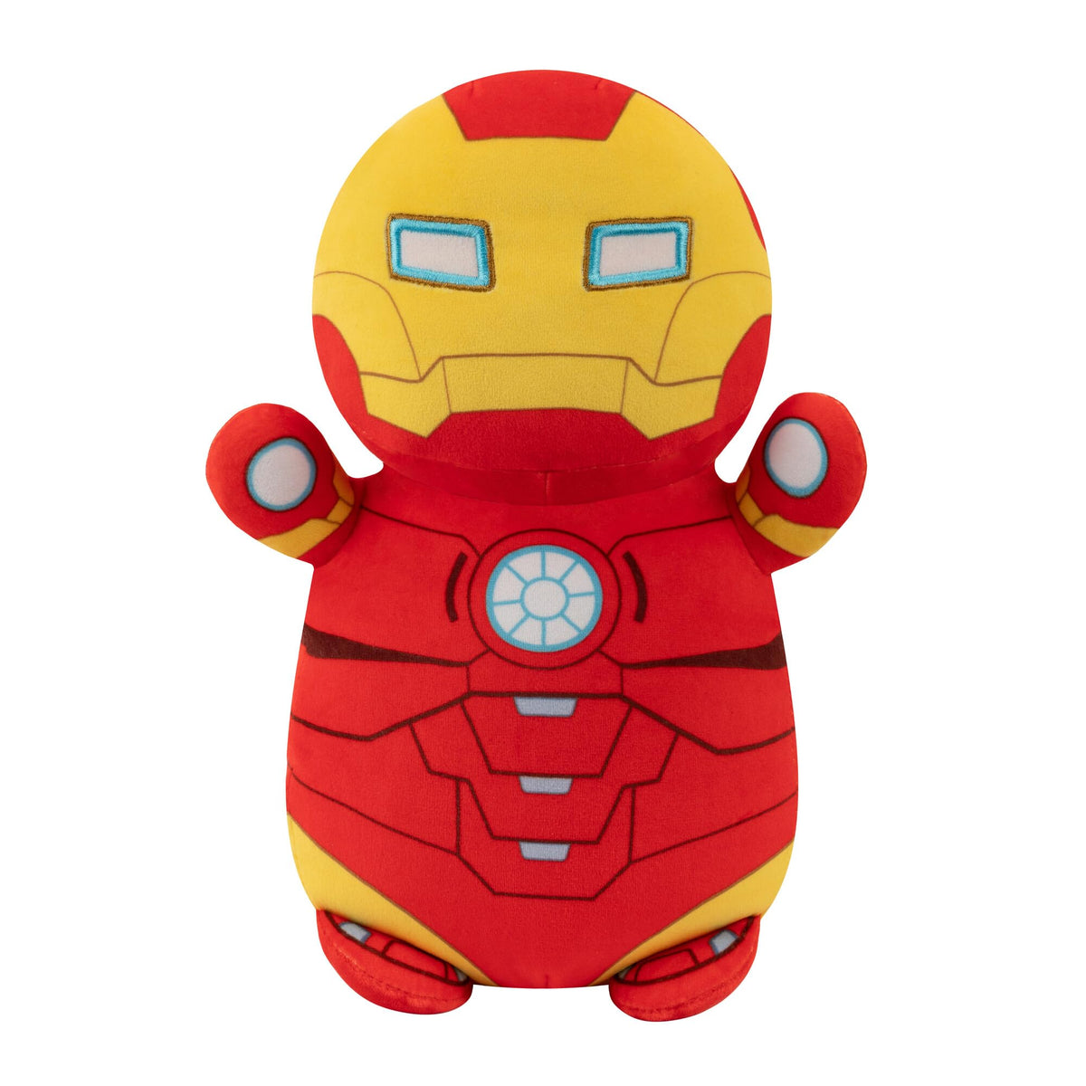Squishmallows Iron Man HugMees with arms extended for hugs