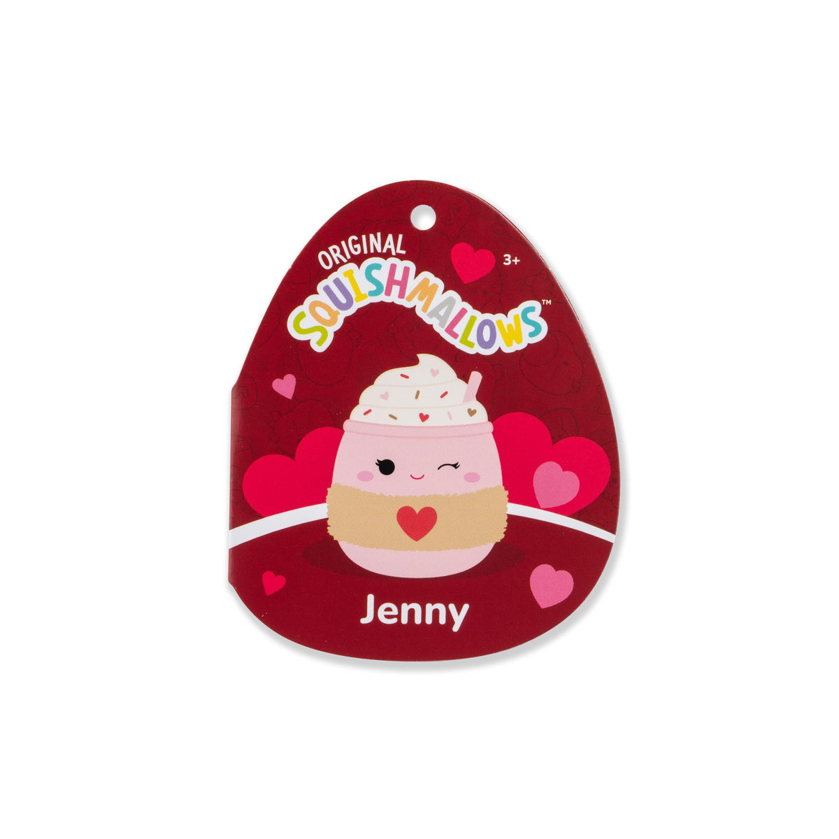 Jenny official-seal plush confirms authenticity as an Original Squishmallows product by Jazwares.