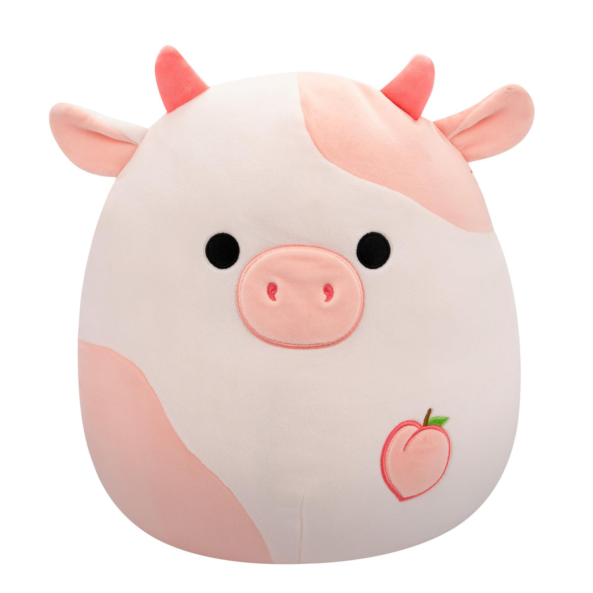 Squishmallows Lilaz Peach Cow plush full body cuddle and display