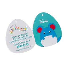 Squishmallows Marill plush face detail showing adorable design and kid-friendly appeal.