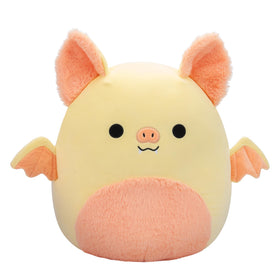 Squishmallows Meghan Cream Bat closeup highlights soft plush texture for hugs