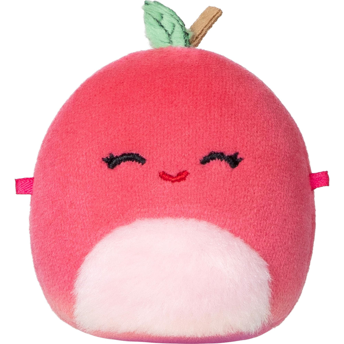 Squishmallows Micromallows Cherry cherry; adorable mini plush for desk decor.