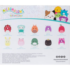 Squishmallows Micromallows Tristan triceratops; tiny hero for bedtime stories.