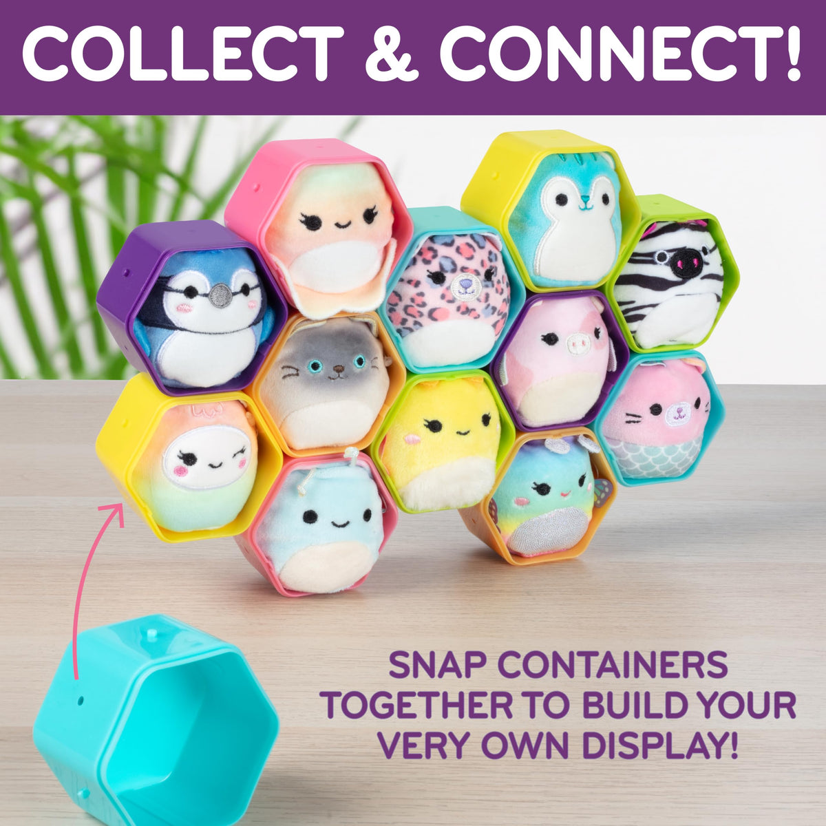 Accessories bundle complements the Micromallows mini plush for play and display.