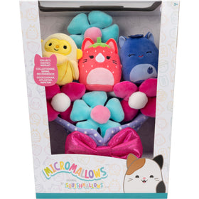 Squishmallows Bessie Blueberry Bat mini plush for display and swapping.