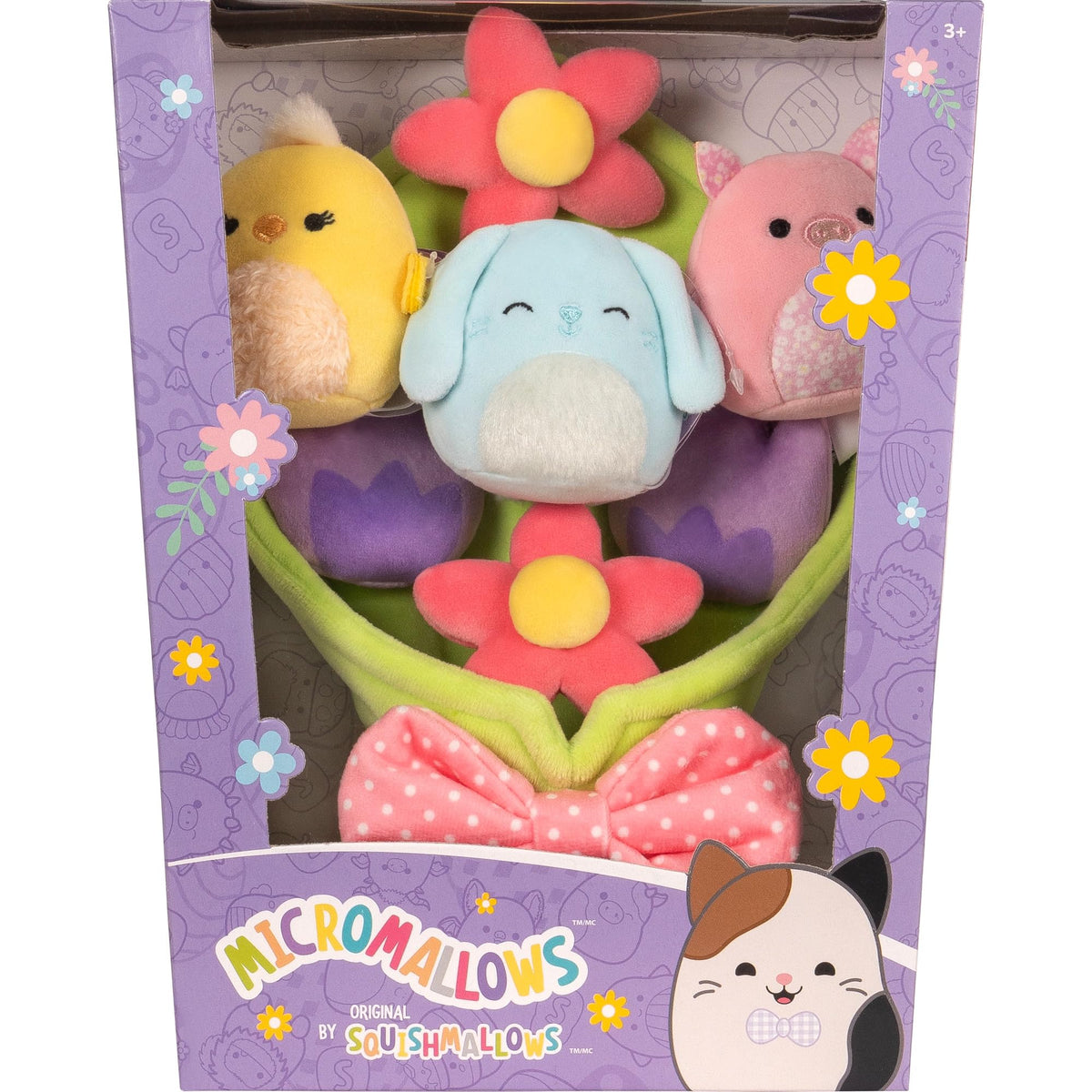 Squishmallows Xin the Bunny Micromallows highlights tiny cuddly charm for display.