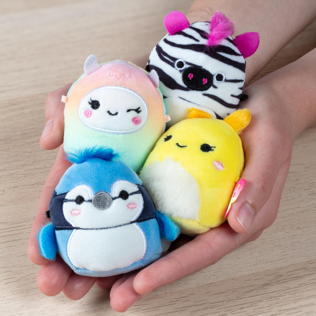 Gift-ready Squishmallows Micromallows set inspires joyful surprises and hugs.