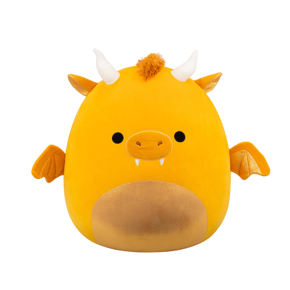 Squishmallows Mister the Gold Dragon 24in ready for cozy hugs and display