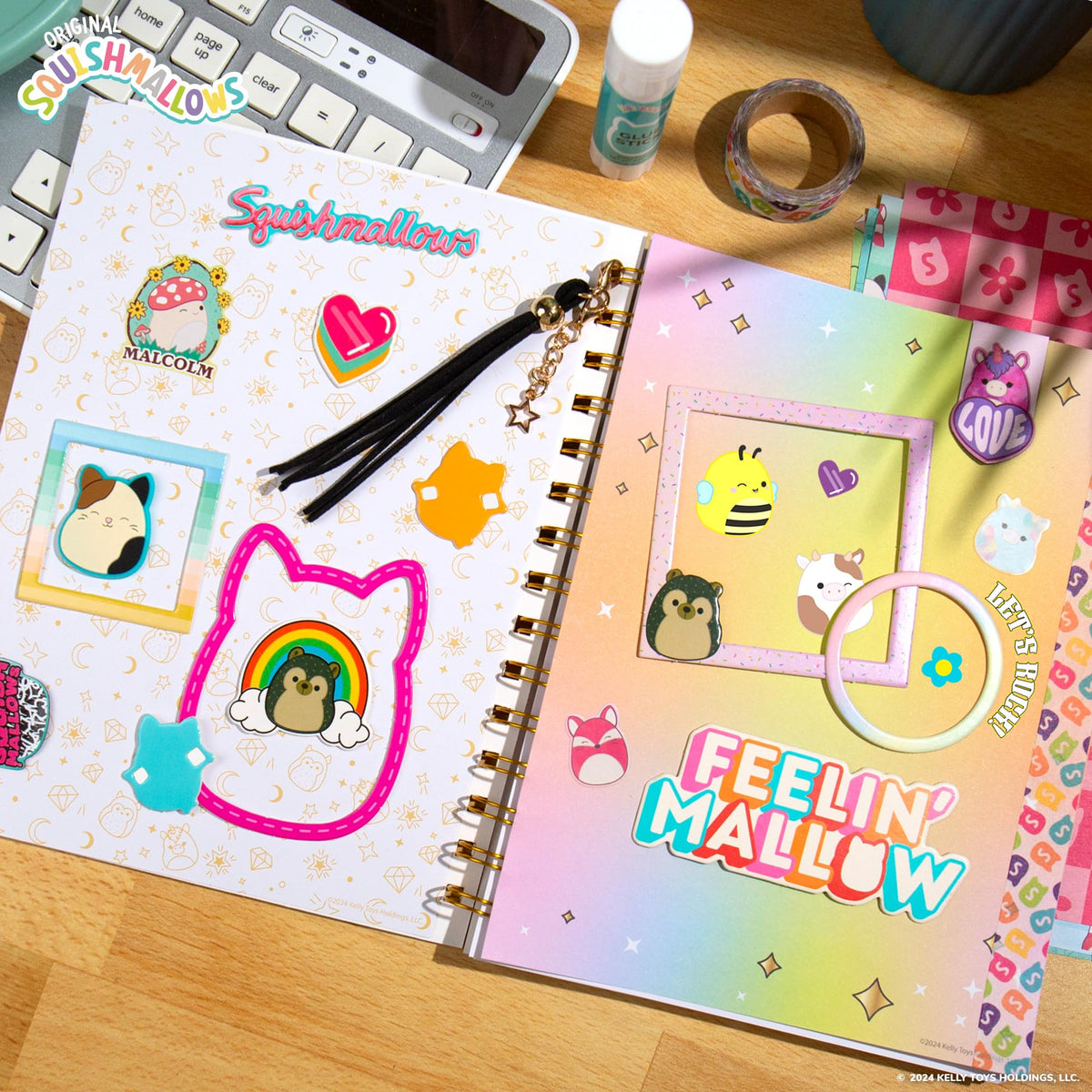 Squishmallows glossy frames to highlight memories in the journal