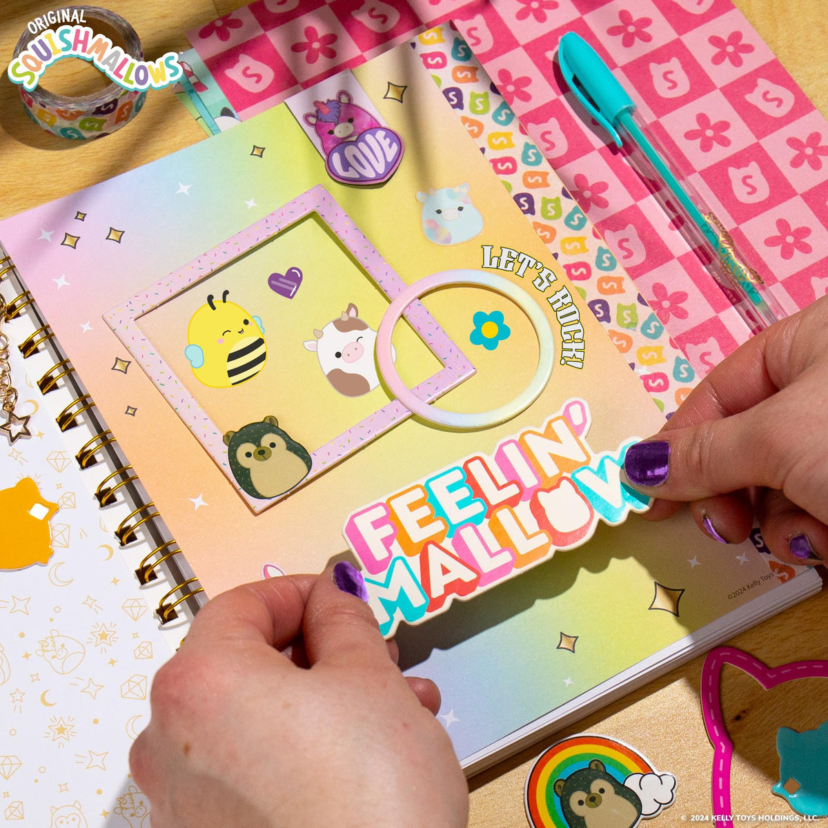 Squishmallows sticker sheets to brighten scrapbook pages