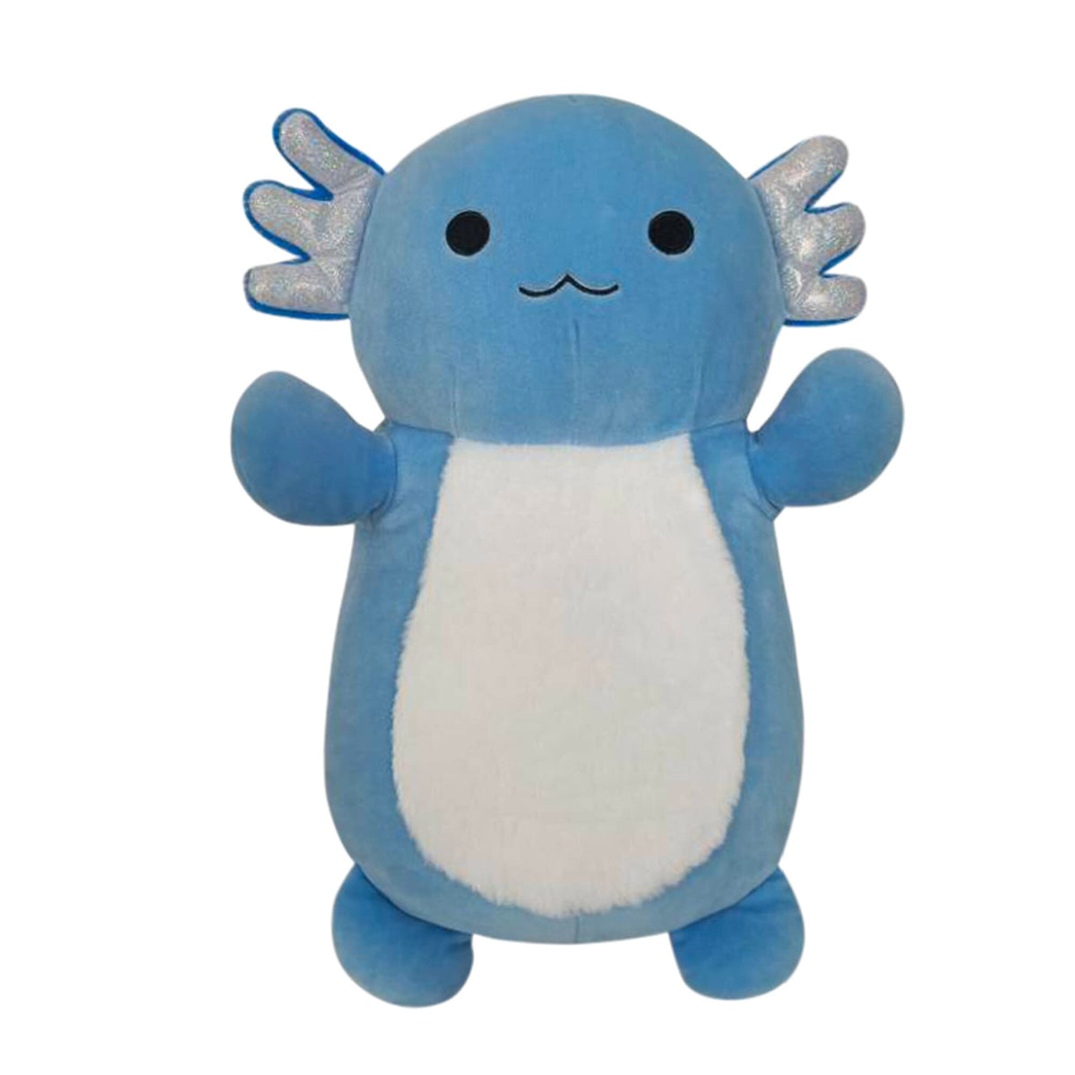 Squishmallows Original HugMees axolotl plush with blue gradient for cozy hugs