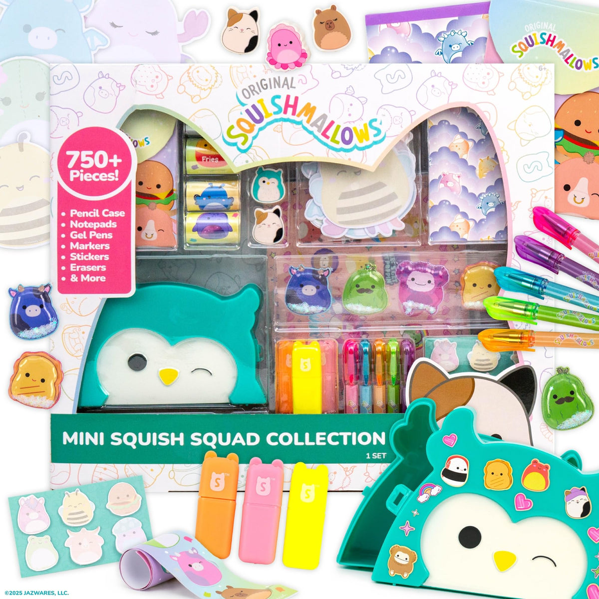 Squishmallows Original Mini Squad chunky notepad for quick notes