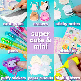 Squishmallows die-cut letter sheets for personalized messages
