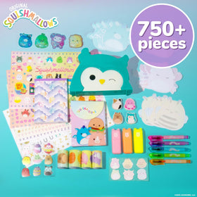 Squishmallows mini memo pad with magnetic closure for secure jotting