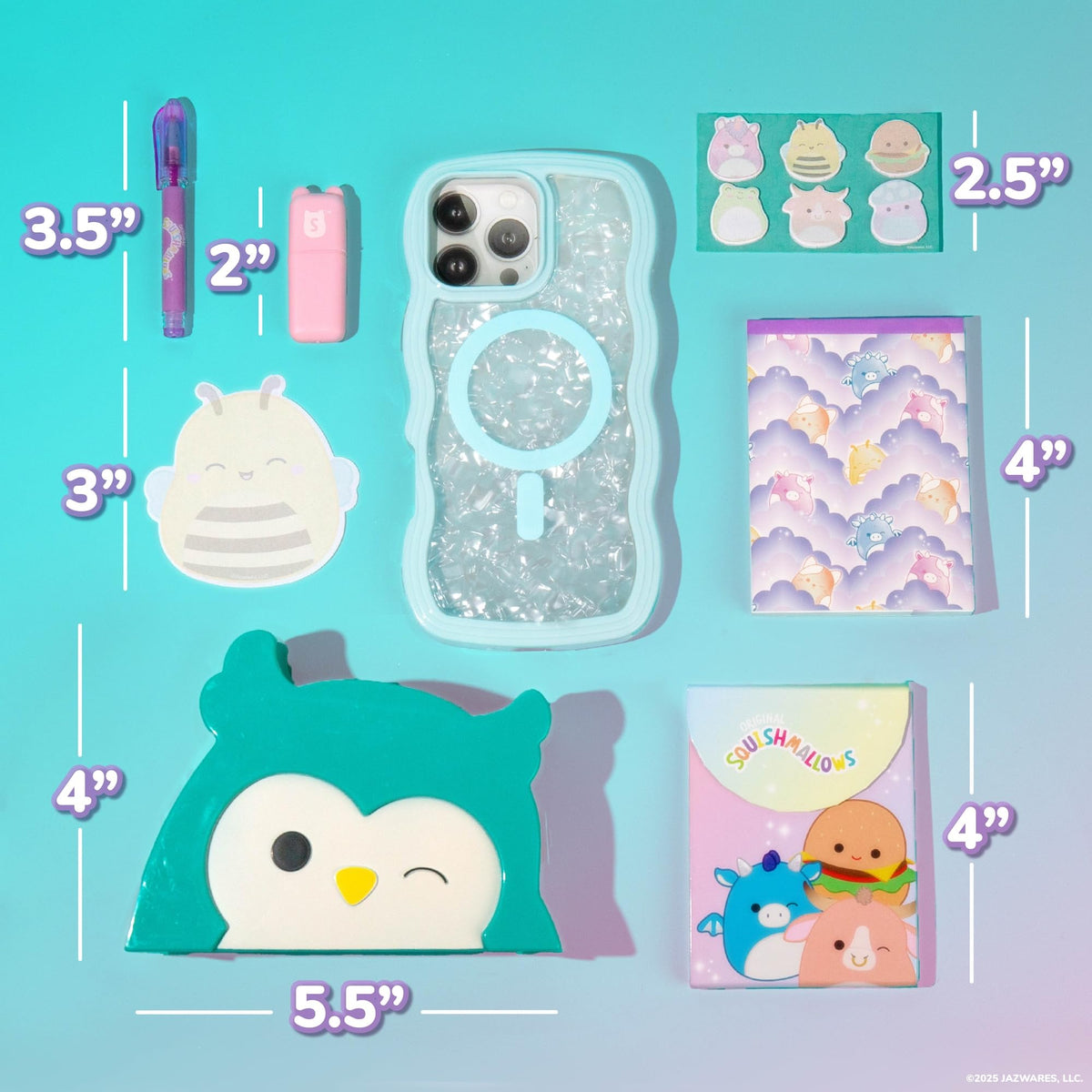 Squishmallows sticker rolls for decorative borders and crafts