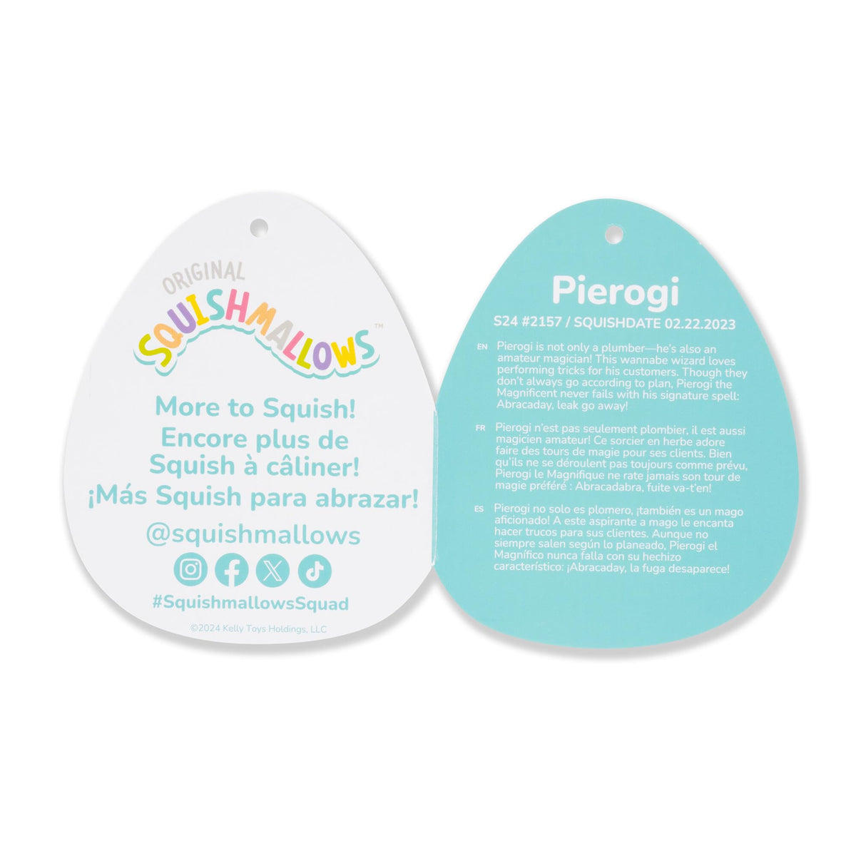 Close-up of ultrasoft fabric on Pierogi plush for cozy hugs.
