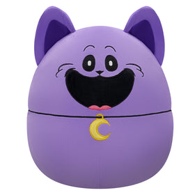Squishmallows Poppy Playtime Catnap 12in plush close-up for cozy travel companionship.