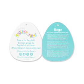 Regz plush with sketchbook illustration, perfect for imaginative play and storytelling.