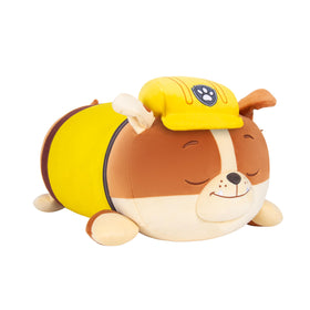 Squishmallows Rubble Sleepamallows 18in plush, ultra-soft cuddle buddy for bedtime.