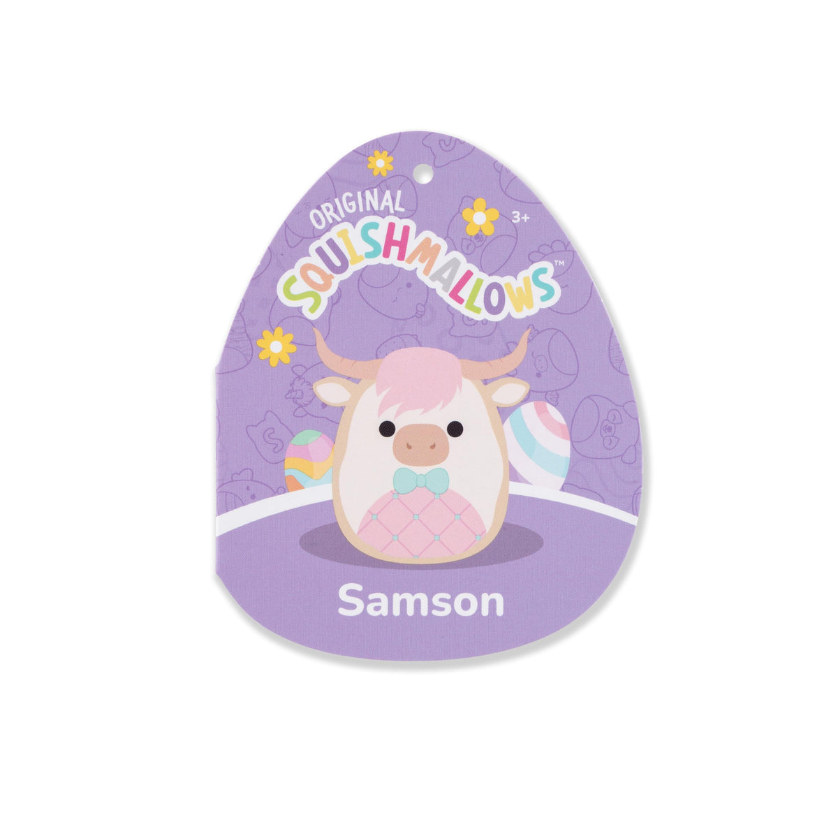 Squishmallows Samson ultrasoft fabric close-up emphasizing plush texture for cozy cuddles