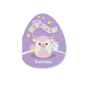 Squishmallows Samson ultrasoft fabric close-up emphasizing plush texture for cozy cuddles