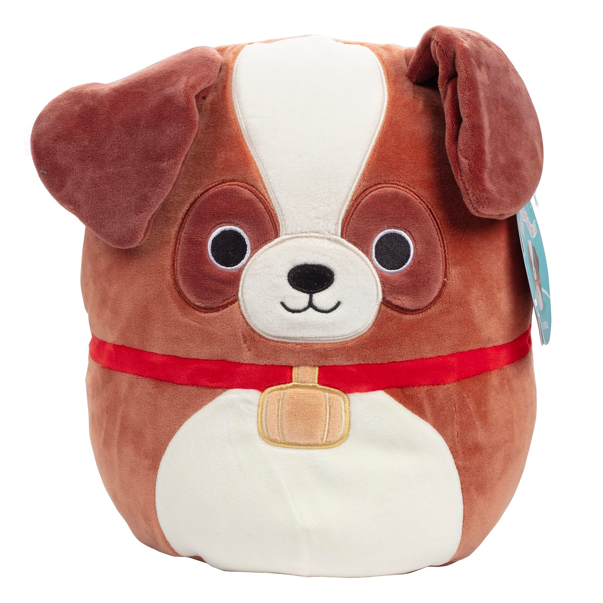 Squishmallows Sassafras face close-up, showcasing a soft cuddle-ready expression.