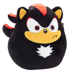 Squishmallows Shadow hedgehog plush closeup highlighting ultra-soft fabric and friendly facial expression