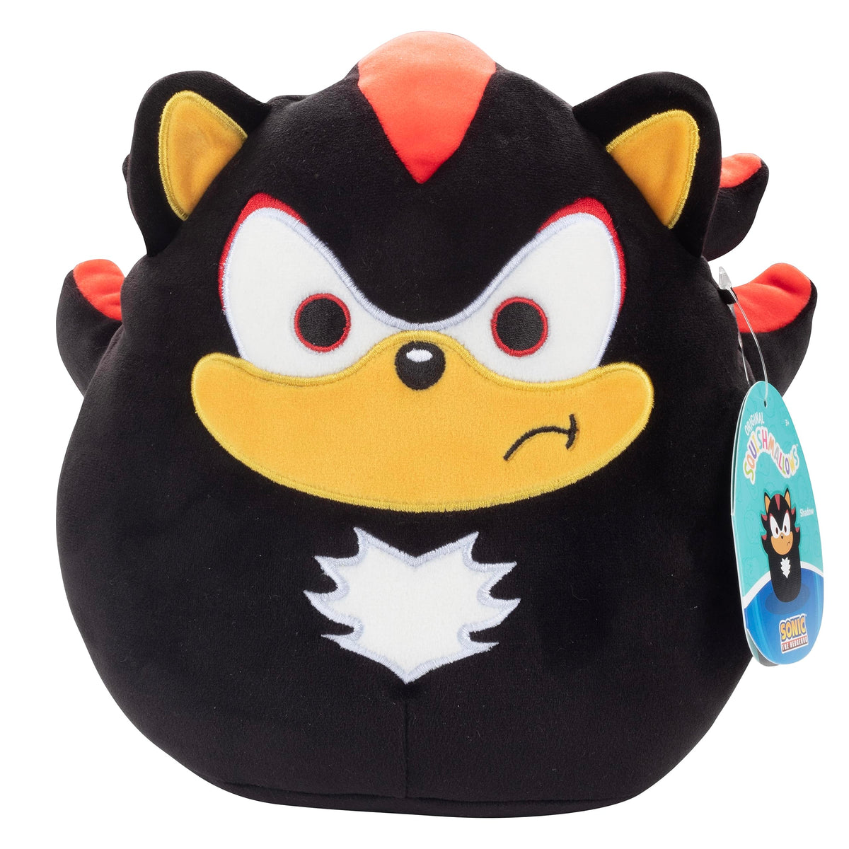 Squishmallows Shadow Sonic Hedgehog plush 8-inch for cozy playtime and display