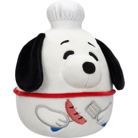 Squishmallows Snoopy & Woodstock BBQ Americana 8in silky texture ideal for bedtime snuggles