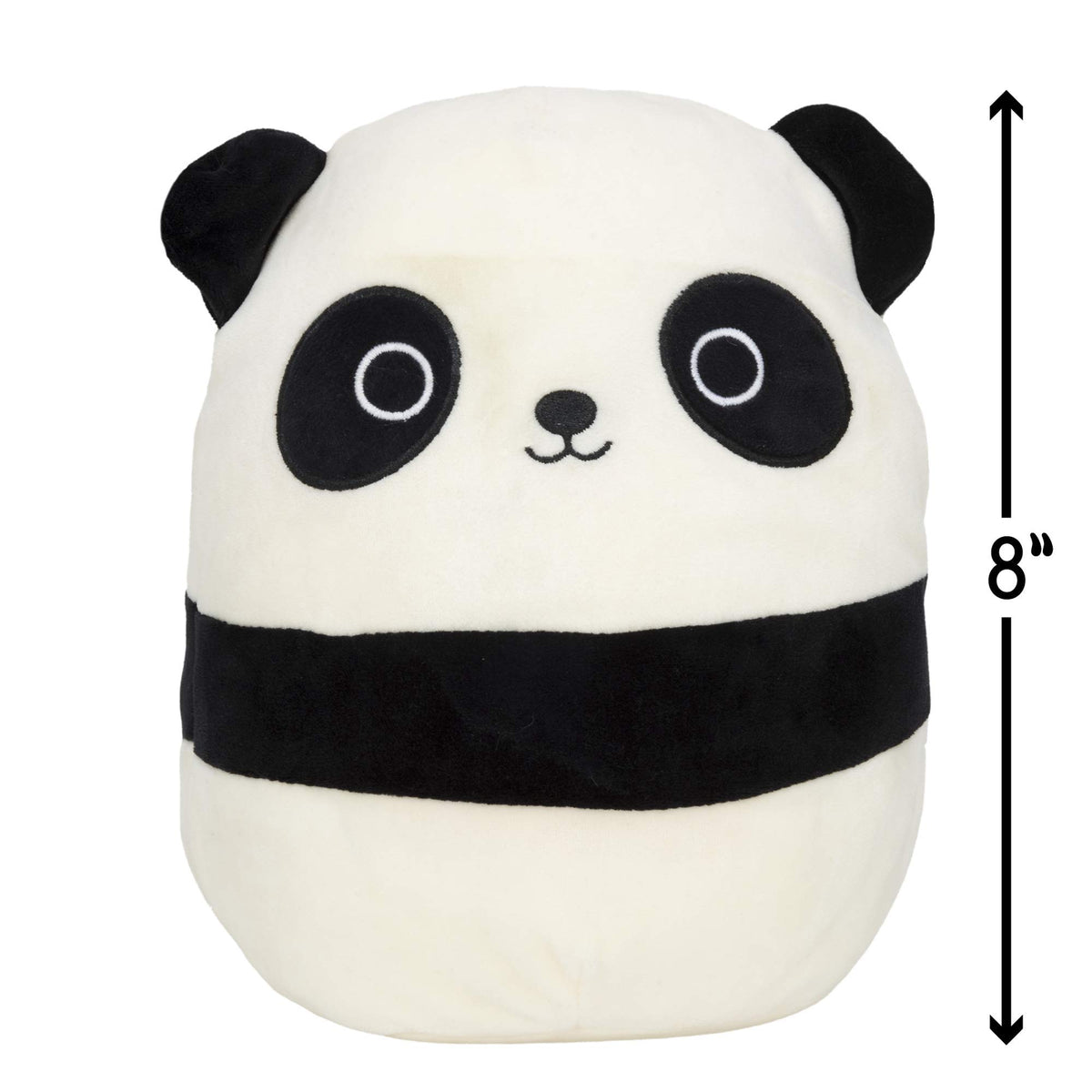 Squishmallows Stanley panda smile plush with a sweet expression