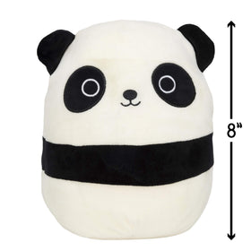 Squishmallows Stanley panda smile plush with a sweet expression
