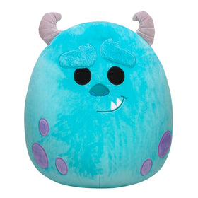 Squishmallows Sulley 14-inch plush front view highlighting ultrasoft cuddle material