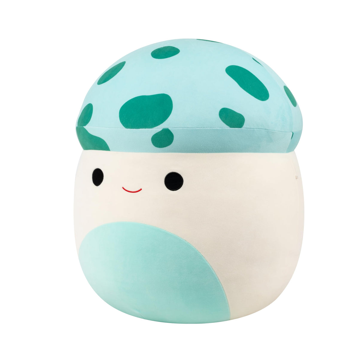 Sydney teal spotted mushroom side view, ideal for afternoon snuggles and display.