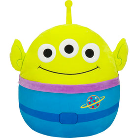 Squishmallows Toy Story Alien 12in plush front view for cozy cuddling