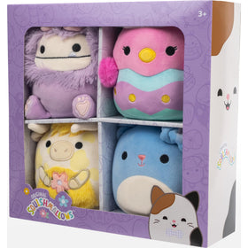 Ultrasoft fabric close-up highlighting Squishmallows plush texture for gentle squeezes.