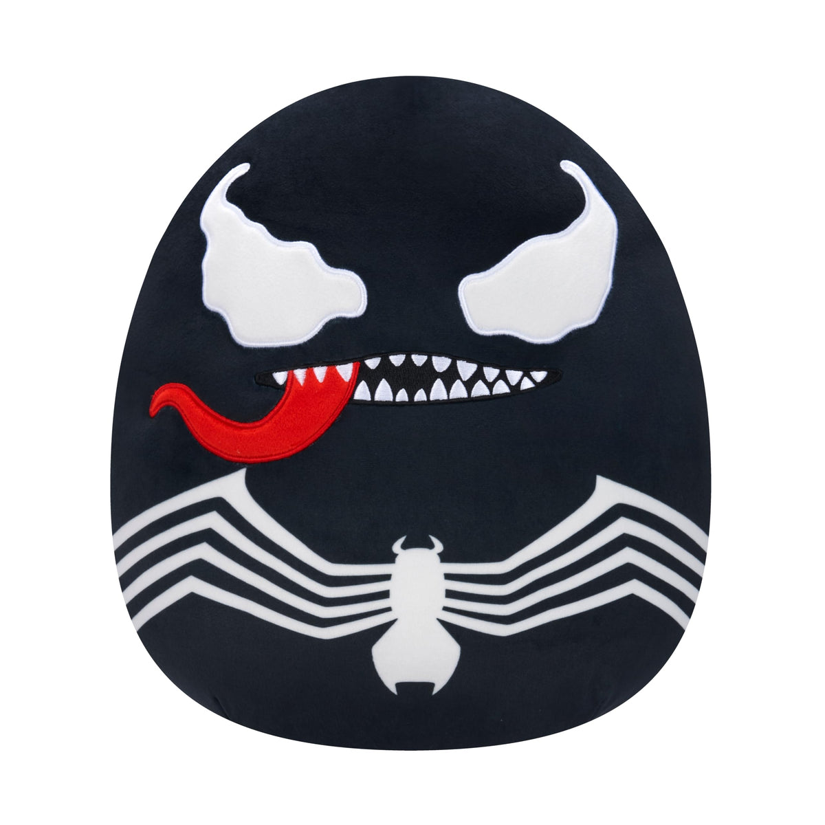 Squishmallows Venom plush 12in: ultra-soft cuddle buddy for travel and movie nights.