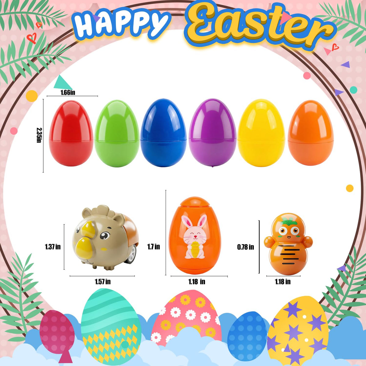 SQZUWIT Easter eggs non-toxic BPA-free materials ensure safe play and peace of mind.