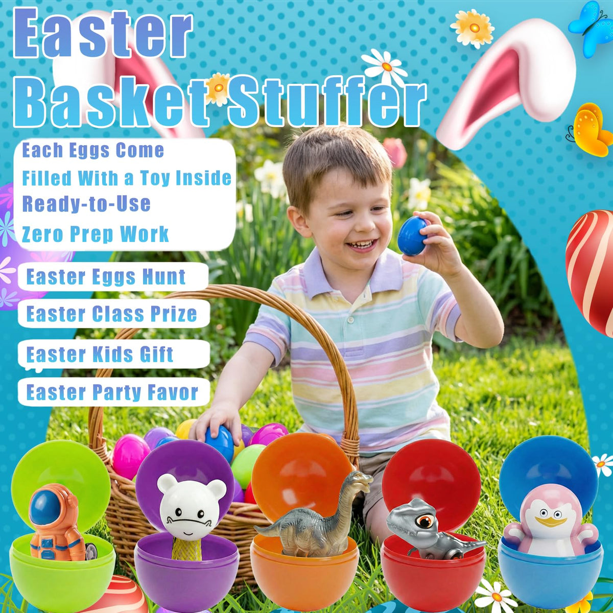 SQZUWIT eggs on display for Easter basket gift ideas