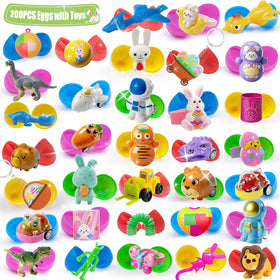 SQZUWIT Easter eggs with toys inside spark surprise during Easter hunts for kids