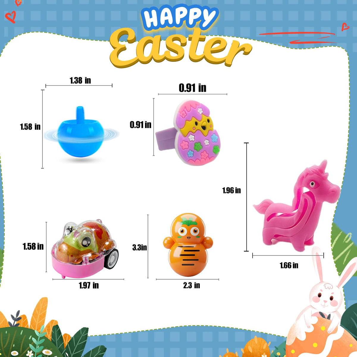 SQZUWIT Easter rings add colorful, collectible fun.